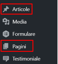 Diferentele dintre articole si pagini in WordPress